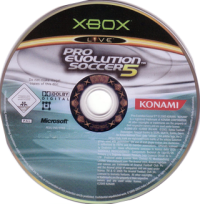 Pro Evolution Soccer 5 PAL Xbox PAL box art